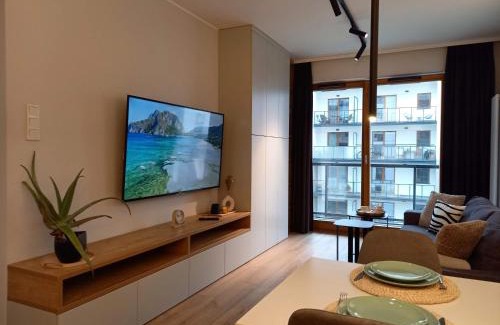 Zaspa Apartamento | OLii - Apartament z balkonem - AZW Gdańsk