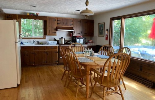 New Durham Casa | On Merrymeeting Lake - Cottage with Private Beach and Lakeside Deck