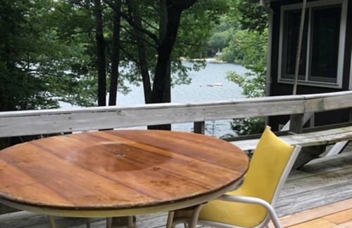 New Durham Casa | On Merrymeeting Lake - Cottage with Private Beach and Lakeside Deck