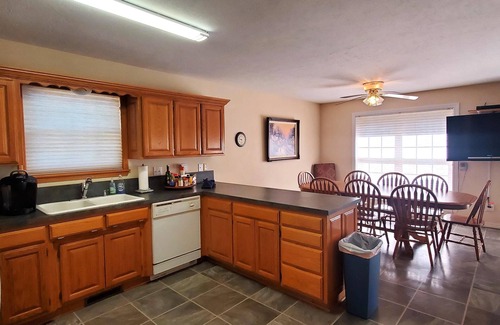 Holiday Island Casa | ON THE ISLAND! HOT TUB! Huge 12x40 deck!