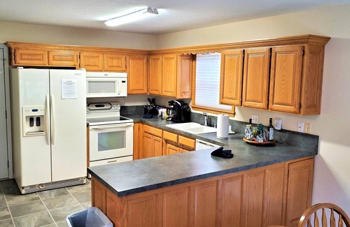 Holiday Island Casa | ON THE ISLAND! HOT TUB! Huge 12x40 deck!