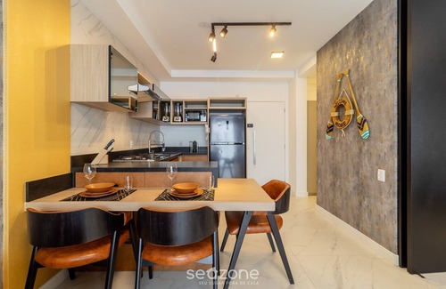 Lagoa Pequena Apartamento | On the sea Court Apartment in Campeche Rvm0203