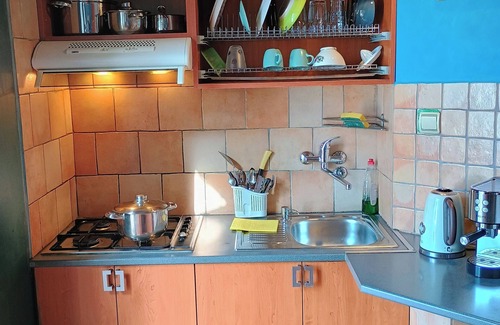 Skadarlija Apartamento | En La Terraza La Vida Joy Mansard Top Kitchen