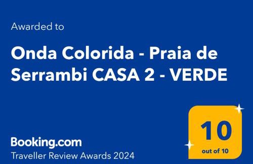 Pontal de Serrambi Casa | Onda Colorida - Praia de Serrambi CASA 2 - VERDE