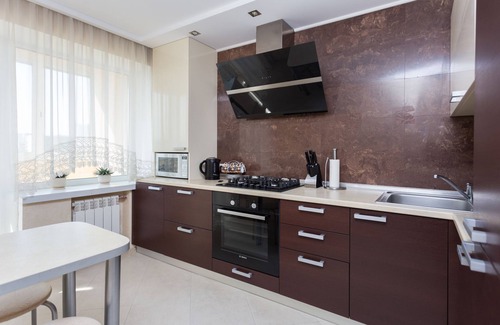 Minsk City Centre Apartamento | Apartamento de una habitación con sala de estar