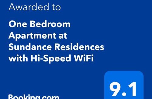 Guadalupe Apartamento | One Bedroom Apartment at Sundance Residences with Hi-Speed WiFi