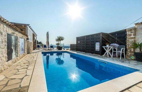 Meterize Apartamento | Apartamento de una habitación con terraza y vista al mar Sibenik (A-22457-b)