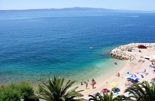 Drasnice Apartamento | Apartamento de una habitación con balcón y vista al mar Drasnice, Makarska (A-22398-b)