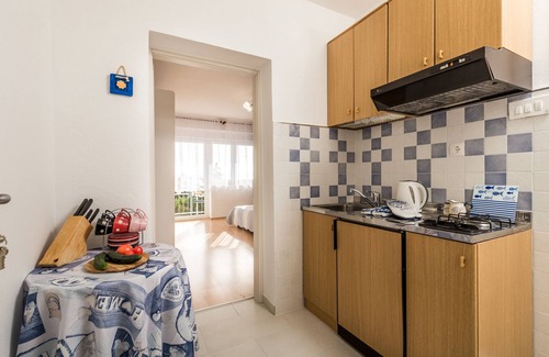 Klenovica Apartamento | Apartamento de una habitación con balcón y vista al mar Klenovica, Novi Vinodolski (A-5575-a)
