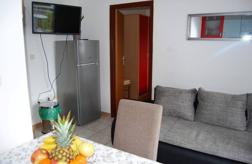 Vela Glavica Apartamento | Apartamento de una habitación con balcón y vista al mar Lumbarda, Korcula (A-12839-a)