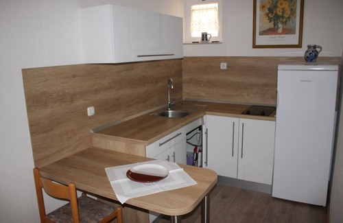 Gorinka Apartamento | Apartamento de una habitación con terraza y vista al mar Makarska (A-21911-a)