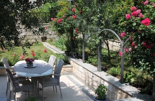 Gorinka Apartamento | Apartamento de una habitación con terraza y vista al mar Makarska (A-21911-a)