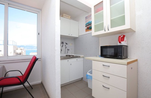 Slatine Apartamento | Apartamento de una habitación con terraza y vista al mar Slatine, Ciovo (A-16131-e)