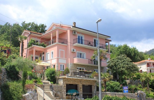 Medveja Apartamento | Apartamento de una habitación con terraza y vista al mar Medveja, Opatija (A-2305-c)