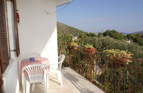 Marina Apartamento | Apartamento de una habitación con terraza y vista al mar Marina, Trogir (A-1062-a)