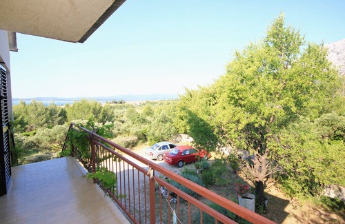 Stankovici Apartamento | Apartamento de una habitación con terraza y vista al mar Orebic, Peljesac (A-10178-a)