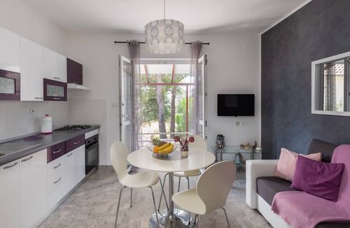 Cove Osibova (Milna) Apartamento | Apartamento de una habitación con terraza y vista al mar Bahía Osibova, Brac (A-12062-c)