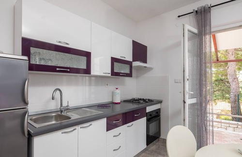 Cove Osibova (Milna) Apartamento | Apartamento de una habitación con terraza y vista al mar Bahía Osibova, Brac (A-12062-c)