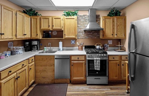 Wolf Laurel Casa | One of a kind, Creek Front Lodge 3 floors, 2 kitchens, long distance views.