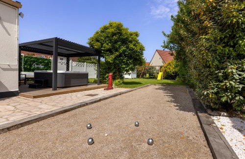 Berck-sur-Mer Apartamento | OPALYS - Maison Plain Pied - Jacuzzi - Pétanque - Jardin - Parking - 800 m de la plage