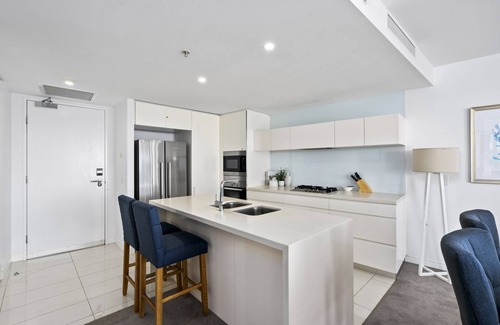 Broadbeach Apartamento | Open plan apartment High floor ocean views