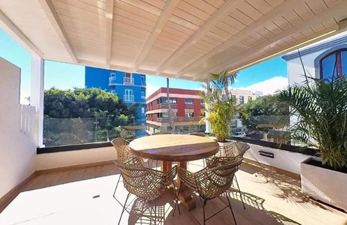 Puerto del Rosario Apartamento | Apartamento Naranja en Puerto Rosario con terraza