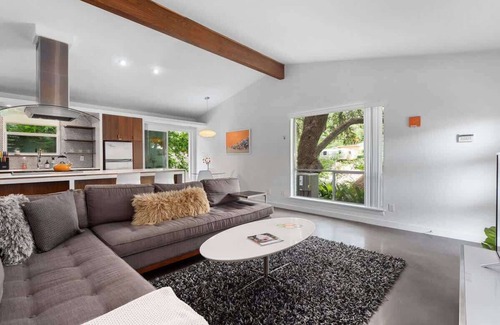 South River City Casa | Orange Crush | SoCo Mid-Century Pet Retreat