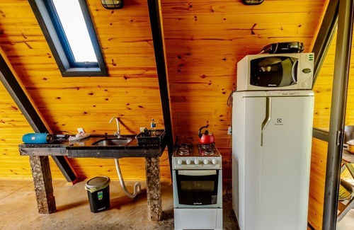 Itaara Cabina | Orion Cabin with hot tub and fireplace
