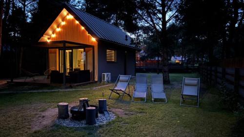 gmina Bierzwnik Casa | Osada pod Gwiazdami & SPA - DELUXE blisko jezioro, ogrodzony, ognisko, taras, dodatkowa sypialnia