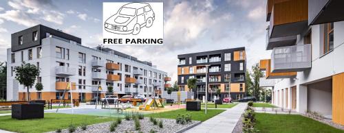 Brynow Apartamento | Osiedle Ptasie, NEW - LUX - PRIV PARKING