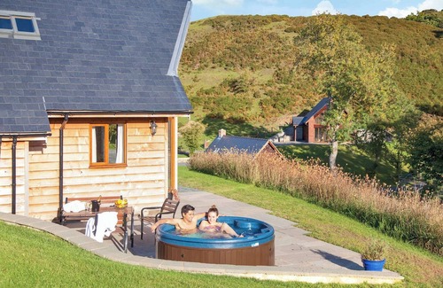 Caersws Chalet De Esquí | Alojamiento de 1 habitaciones en Little London, Nr Llandinam