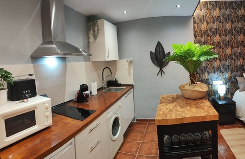Torremolinos City Centre Apartamento | Palm View Apartment. City center with sea views
