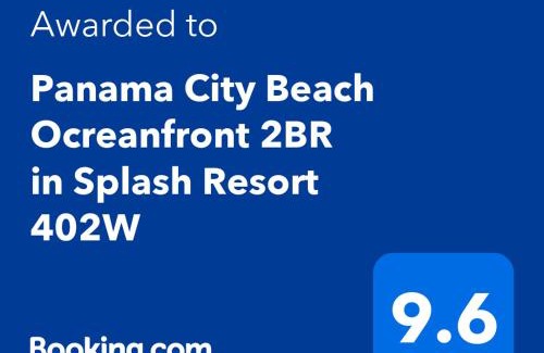 West Panama City Beach Apartamento | Panama City Beach Ocreanfront 2BR in Splash Resort 402W