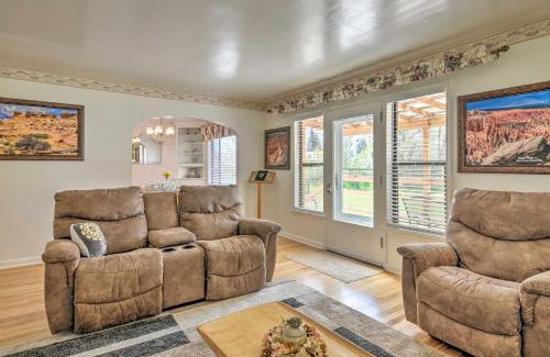 Panguitch Casa | Panguitch Home with Patio about 24 Mi to Bryce Canyon