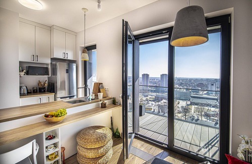 Katowice Apartamento | Panorama Penthouse AC 100m2 city center