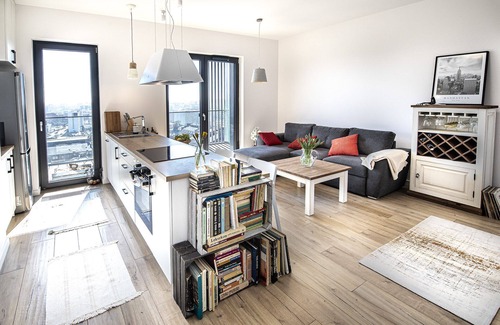 Katowice Apartamento | Panorama Penthouse AC 100m2 city center