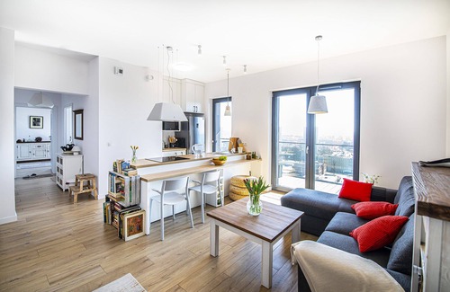 Katowice Apartamento | Panorama Penthouse AC 100m2 city center