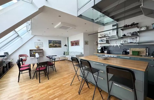 Weißgerber Casa | Panoramic 360 loft next to the city center