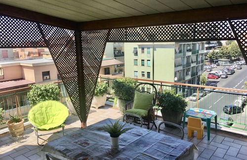 Quartiere XXIII Alessandrino Apartamento | PANORAMIC AND BRIGHT PENTHOUSE