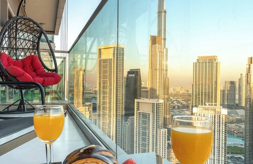 Downtown Dubai Apartamento | Panoramic Burj view, Infinity pool, Luxury 2 Bedroom