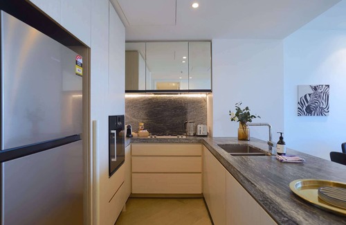 South Yarra Apartamento | Panoramic City & Bay Views: Luxury Fawkner Stay