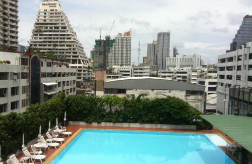 Silom Apartamento | Panoramic City View Room at Silom