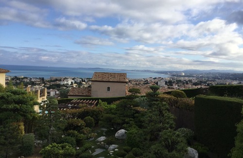 Cagnes-sur-Mer Villa | villa moderna muy hermosa vista al mar, jardín privado japonés piscina privada