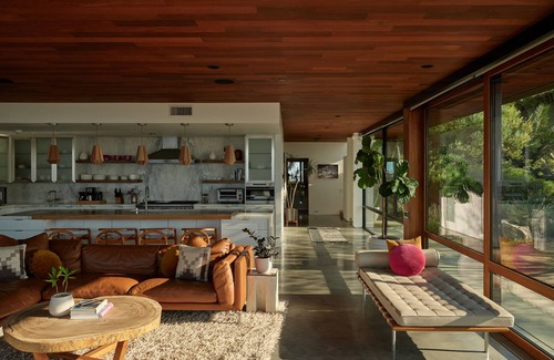 Eastern Malibu Casa | Vistas panorámicas al océano, diseñador MCM House + Studio