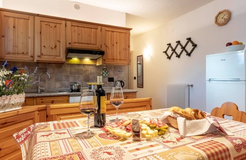 Pera Apartamento | Vista panorámica desde su casa en Val di Fassa