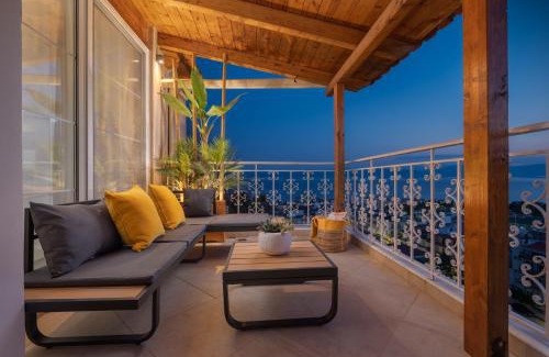 Loutra Edipsou Casa | Panoramic view!Penthouse 120qm of sea & mountain