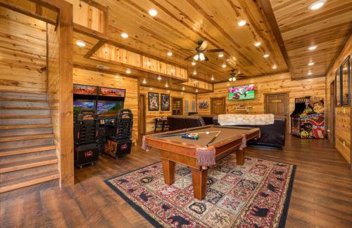 Caton Casa | Papa Bear's Mountain Lodge-amazing gametheater room, indoor year-round pool, great location, Wi-Fi