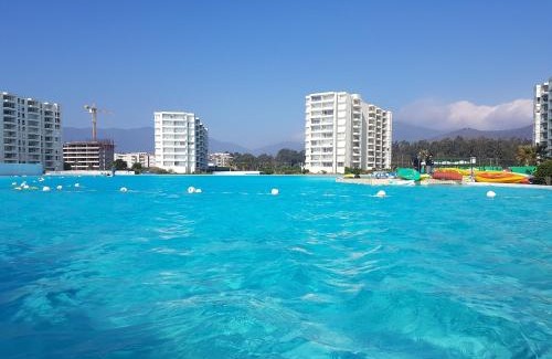 Papudo Apartamento | Papudo Laguna VISTA AL MAR Y PISCINA