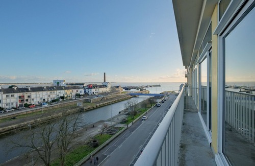 Saint-Nazaire Apartamento | Paquebot - Appt vue port
