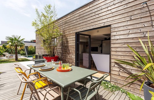 Lehon Casa | Paradis - Maison en bois avec Piscine